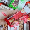 ￼(Combo 5 thanh) bánh socola đậu phộng Kirkland chuẩn Mỹ Protein chewy bars gluten free peanut butter semisweet chocolate chip