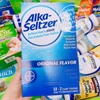 (Combo 10 vỉ) 20 viên sủi giảm đau hạ sốt Alka Seltzer Buffered Aspirin Pain Fever hàng chuẩn Mỹ
