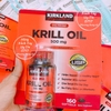 Dầu nhuyễn thể (dầu tôm) Krill Oil 500mg Omega 3 Astaxanthin Kirkland Signature hàng chuẩn Mỹ 160 viên