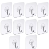 10 Móc Dán Tường Trong Suốt, Treo Đồ Dùng Tiện Dụng, Móc Dính Tường Siêu Dính, Móc Trong Suốt Đa Năng, Móc Treo Chìa Khóa, Đồ Dùng Cá Nhân, Đồ Gia Đình TakyHome 2213Set10