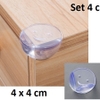 Set 4 Miếng Silicon Bịt Góc Bàn Bảo Vệ An Toàn Cho Bé, Tiện Dụng Trong Gia Đình, TakyHome 5500
