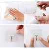 10 Móc Dán Tường Trong Suốt, Treo Đồ Dùng Tiện Dụng, Móc Dính Tường Siêu Dính, Móc Trong Suốt Đa Năng, Móc Treo Chìa Khóa, Đồ Dùng Cá Nhân, Đồ Gia Đình TakyHome 2213Set10