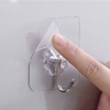 4 Móc Dán Tường Trong Suốt, Treo Đồ Dùng Tiện Dụng, Móc Dính Tường Siêu Dính, Móc Trong Suốt Đa Năng, Móc Treo Chìa Khóa, Đồ Dùng Cá Nhân, Đồ Gia Đình, Giá Sỉ. TakyShop 2213Set4