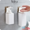 Giá Treo Bình Rửa Tay, Sửa Tắm, Dầu Gội Có Vòi Dán Tường Phòng Tắm, Sử Dụng Miếng Dán 3M Siêu Chắc, Taky Home 4012