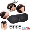 Mặt Nạ Che Mắt Ngủ Văn Phòng, Miếng Bịt Mắt Ngủ 3D Thoáng Khí Cho Giấc Ngủ Ngon, Trên Xe Ô tô, Máy Bay, Thoáng Khí, Mềm Mại Cho Giấc Ngủ Ngon,  TakyHome 5130