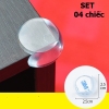 Set 4 Miếng Silicon Bịt Góc Bàn Bảo Vệ An Toàn Cho Bé, Tiện Dụng Trong Gia Đình, TakyHome 5500
