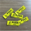 Bộ 2 Tem Dán Cửa Kính, Mở Cửa Kéo và Đẩy | Pull & Push - Tem Decal Nhựa Cảnh Báo Dán Cửa Ra Vào, TakyHome 5001