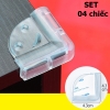 Set 4 Miếng Silicon Bịt Góc Bàn Bảo Vệ An Toàn Cho Bé, Tiện Dụng Trong Gia Đình, TakyHome 5500