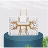 Phích Cắm Chia 3 - Ổ Cắm Chia 3 Ổ - Xoay 180 Độ - Dành Cho Không Gian Hẹp, Tiện Dụng - TakyHome 8607