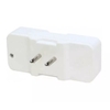 Ổ Cắm 2 Chức Năng: Phích Cắm Chia 3 Và Ổ Cắm Chuyển Đổi Từ 3 Chấu Thành 2 Thấu, 2000W, Nhựa ABS  - TakyHome 8605