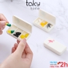 Hộp Đựng Thuốc Mini, Dùng Hàng Ngày, Tiện Dụng, An Toàn, Nhỏ Gọn Mang Theo Túi Quần Và Túi Xách - Taky Home 5122