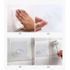 4 Giá Dán Tường Trong Suốt Gài Phích Điện, Móc Dán Tường Gài Các Loại Phích Điện Dán Tường, TakyHome 4000set4