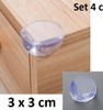 Set 4 Miếng Silicon Bịt Góc Bàn Bảo Vệ An Toàn Cho Bé, Tiện Dụng Trong Gia Đình, TakyHome 5500