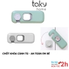 Khóa Chốt Cánh Tủ Kiểu Dáng Hiện Đại, Chốt Tủ Đa Năng, An Toàn Cho Bé, Sử Dụng Miếng Dán 3M Chắc Chắn, TakyHome 3107