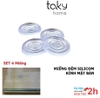 Miếng Đệm Kê Kính Mặt Bàn, Đệm Silicon Lót Giữa Kính Và Mặt Bàn Chống Xê Dịch Và Trơn Trượt Mặt Kính - TakyHome 5505