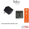 Phích Ổ Cắm Điện Chuyển Từ 3 Chân Sang 2 Chân, An Toàn, Tiện Dụng Trong Gia Đình, Văn Phòng - TakyHome 8613