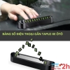 Bảng Ghi Số Điện Thoại Gắn Taplo Xe Hơi, Tiện Dụng và Văn Minh, Báo Mọi Người Biết Số ALO. TakyHome 9200