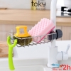 Giá Inox Gắn Vòi Nước Cho Khu Bếp, Giá Để Đồ Như Giẻ Rửa Bát, Chén Đĩa và Miếng Cọ Nồi, Xoong, TakyHome 4008