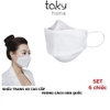 Gói 6c Khẩu Trang 4D - YOKI Cao Cấp 4 Lớp, Kháng Khuẩn, Chống Bụi, Kiểu Hàn Quốc , Ko Lem Son Của Chị Em. TakyHome 7799