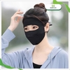 Khẩu Trang Chống Nắng - Chống Tia UV Vải Lụa Lạnh Màu Sắc Trơn Dành Cho Bạn Nữ Hoạt Động Ngoài Trời, TakyHome 7887