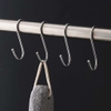 3 Móc Treo Hình Chữ S, Móc Inox Không Gỉ Treo Đồ Dùng Bếp Và Phòng Tắm,Treo Hàng Hóa Quần Áo Chịu Lực 15kg, TakyHome 2017set3