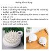 2 Bàn Chải Silicone, Lược Trắng Mềm Giúp Gội Đầu Thư Giãn Da Dầu Trong Lúc Gội, Kích Thích, Mát Xa Da Đầu, TakyHome 7022set2