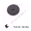 Thước Dây Mềm Màu Đen Để Đo Vòng Bụng, Eo 3 Vòng Kiểm Tra Sức Khỏe 1.5m - Đo Quần Áo, Nút Bấm Tự Rút Sau Khi Dùng.TakyHome  5940