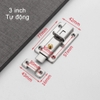 Khóa Chốt - Taky, Bấm Mở Nhanh Tiện Dụng,  Chốt Cửa Gạt Ngang, Thép Không Gỉ, An Toàn Cho Gia Đình. TakyHome 3420