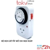 Ổ Cắm Hẹn Giờ, Bộ Phích Cắm Hẹn Giờ Chạy Cơ, Hàng Thái, Tiện dụng và Bền Bỉ, Tự Động Bật Tắt 24h Trong Mọi Ngày, TakyHome 8617