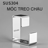 Móc Treo Chậu - Inox 304 Gắn Tường Nhà Tắm, Treo Thau, Chậu Giặt, Móc Treo Đồ Đa Năng, Không Khoan Đục. Takyhome 2019