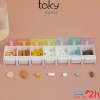 Hộp Nhựa - Takyhome, Màu Sắc Nổi Bật, Chia Ngăn 7 Ngày Riêng Biệt, Đựng Viên Sử Dụng Hàng Ngày,  Trong Gia Đình - TakyHome 7127