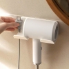 Giá Treo, Máy Sấy Tóc Nhựa Trắng Dán Tường Lắp Đặt Dễ Dàng, Tiện Dụng Dùng Cho Nhà Tắm, Gọn Gàng -Takyhome 4022