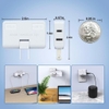 Ổ Cắm Dẹt Chia 3 Ngả - Takyhome, Xoay 180°, Đa Năng, Gọn Nhẹ, An Toàn, Phù Hợp Không Gian Hẹp, Tiện Lợi Gia Đình. 8619