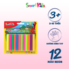 Đất nặn SmartKids 12 màu Neon SK-BL12N