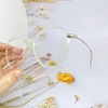 Gọng Kính Dior Nữ - Gọng Dẻo Trong Suốt Tròng Tròn Cao Cấp Hàn Quốc Full Box Mã 2190