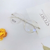 Gọng Kính Dior Nữ - Gọng Dẻo Trong Suốt Tròng Tròn Cao Cấp Hàn Quốc Full Box Mã 2190