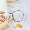 Gọng Kính Dior Nữ - Gọng Dẻo Màu Xám Đen Tròng Tròn Cao Cấp Hàn Quốc Full Box Mã 2190