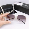 Mắt Kính Thời Trang Nữ - Kính Chanel Nữ Vuông Khói Tròng Polarized 80-216