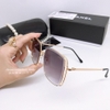 Mắt Kính Thời Trang Nữ - Kính Chanel Nữ Vuông Khói Tròng Polarized 80-216
