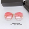 Mắt Kính Thời Trang Nữ - Kính Chanel Nữ Hồng Tròng Polarized Lục Giác Cao Cấp