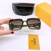 Mắt Kính Thời Trang Nữ - Kính Fendi Nữ Tròng Vuông Khói Tràn Viền Gọng Xanh Bơ Cao Cấp Mã 2254