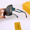 Mắt Kính Thời Trang Nữ - Kính Fendi Nữ Vuông Khói Gọng Xanh Đậm Cao Cấp 6196