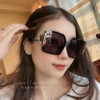 Mắt Kính Thời Trang Nữ - Kính Fendi Nữ Vuông Khói Gọng Xanh Đậm Cao Cấp 6196