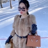 Mắt Kính Thời Trang Nữ - Kính Gucci Nữ Vuông Đen Mặt Cắt Gọng Kim Loại Cao Cấp Kèm Hộp X6026