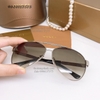Mắt Kính Gucci Nam Bầu Rêu Gọng Bạc Cao Cấp Kèm Hộp GC03