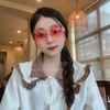 Mắt Kính Thời Trang Nữ - Kính Chanel Nữ Màu Hồng Cam Tròng Polarized 6851