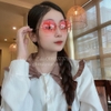 Mắt Kính Thời Trang Nữ - Kính Chanel Nữ Màu Hồng Cam Tròng Polarized 6851