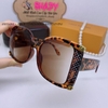 Mắt Kính Louis Vuitton Vuông Nâu 9916 Cao Cấp