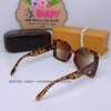 Mắt Kính Louis Vuitton Vuông Nâu 9916 Cao Cấp