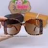 Mắt Kính Louis Vuitton Vuông Nâu 9916 Cao Cấp